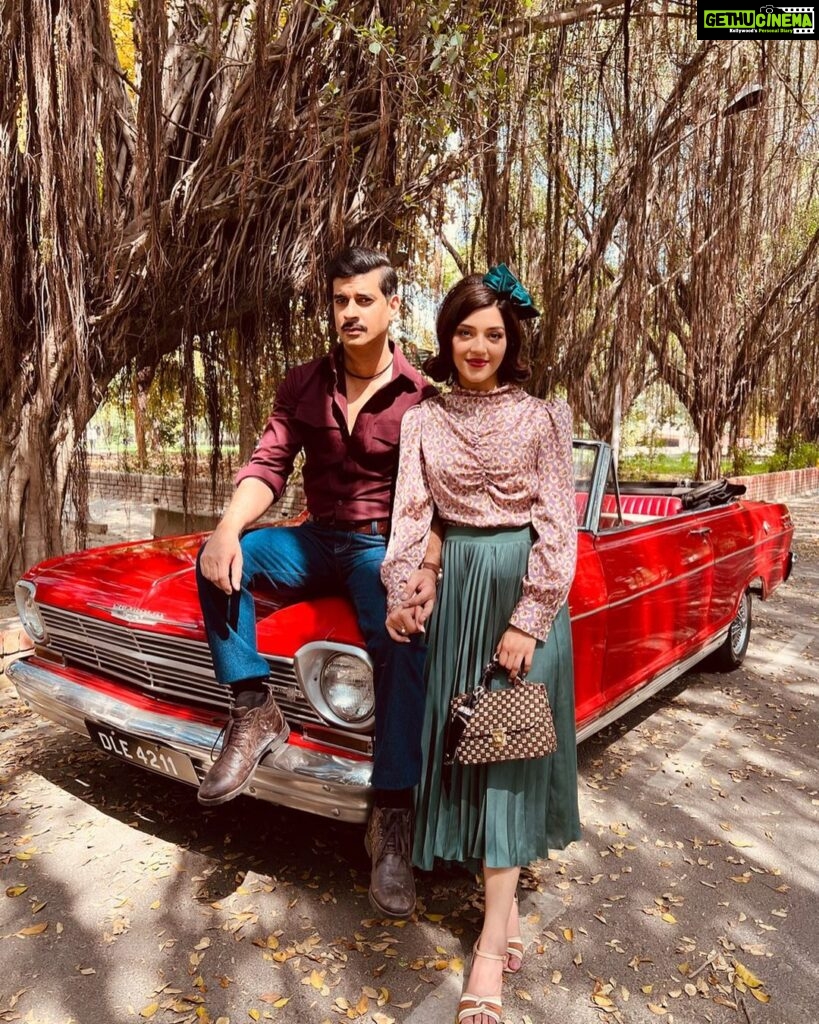 Mehrene Kaur Pirzada Instagram - Sanjana & Arjun 💕 @tahirrajbhasin 6 days to go 🤩 #sultanofdelhionhotstar on Oct 13 Amritsar, Punjab