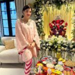 Mehrene Kaur Pirzada Instagram - Ganpati Bappa Morya 🙏 #GaneshChaturthi ✨ Mumbai, Maharashtra