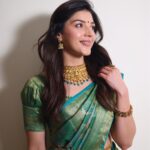 Mehrene Kaur Pirzada Instagram - “You.” and just like that, the greatest poem was written, in one word. Saree @maangalya @getstyledbyprisa @kushalsfashionjewellery @impriyankasahajananda