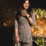 Mehrene Kaur Pirzada Instagram - ✨ 💫 A beautiful sparkly evening to celebrate @abhinavmishra_ @thehouseoframbhajos @needledust @quirkbrandconsulting