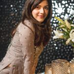 Mehrene Kaur Pirzada Instagram - ✨ 💫 A beautiful sparkly evening to celebrate @abhinavmishra_ @thehouseoframbhajos @needledust @quirkbrandconsulting