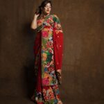 Mehrene Kaur Pirzada Instagram - Red is my colour 🥰 @bobocalcutta @_anupphotography