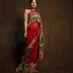 Mehrene Kaur Pirzada Instagram - Red is my colour 🥰 @bobocalcutta @_anupphotography