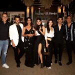 Mehrene Kaur Pirzada Instagram - Had a great time with these amazing people at the #SultanOfDelhi success party 💫 Thank you all for making our show No.1 and most importantly thank you for giving your reviews - your love is all that matters to us ❤️ #SoD PS: we didn’t decide to be colour coordinated. It just happened 😆 #blackandwhite