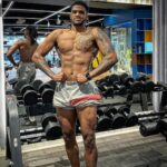 Michael Ajay Instagram - Weekend warrior 💪🏾 #michaelajay #aesthetic Zest Fitness Studio Best Gym In HSR Layout