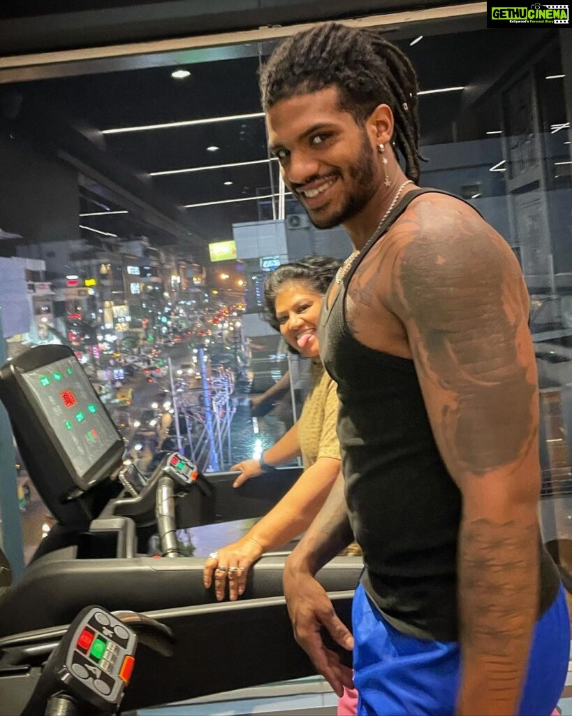 Michael Ajay Instagram - Pain and Gain 💥 #michaelajay #2023 #gym #fitfam Zest Fitness Studio Best Gym In HSR Layout