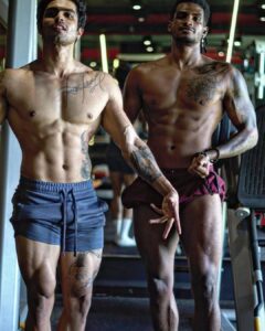 Michael Ajay Instagram - Leg day in GOA ft. @trevon_dias 

#michaelajay #gym #legday #aesthetics
