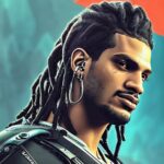 Michael Ajay Instagram - A.I says HI. 1-10 Tell me your favourite Mikey #michaelajay #ai #lensaapp #artificialintelligence #digitalart