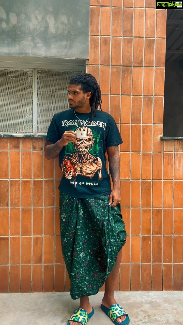 Michael Ajay Instagram - Area boys - Bengaluru edition ft. Lungi and Chai #michaelajay #lungi #local #fashion #fashionreels #bengaluru #areaboys #indianstyle Bangalore, India