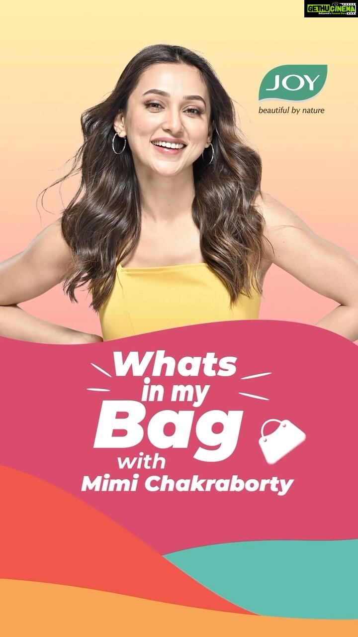 Mimi Chakraborty Instagram - ✨ 💄🌞 Ready for pandal hopping? From pout-perfecting lip balm to sun protection and constant moisturization, my bag has it all! @Joy_beautifulbynature is my best-kept beauty secret, and now you know it too! 💁♀️👜 #PandalHoppingGlam #JoySkincare #BeautifulByNature