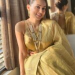 Mimi Chakraborty Instagram - Mom lets drape that saree for you😅😅😅