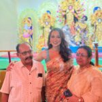 Mimi Chakraborty Instagram - অপেক্ষা শেষ মা এল আমার বাড়ি । শুভ শারদীয়া🙏