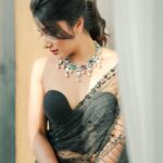 Mirna Menon Instagram - Saree : @bespoke.dhishya Blouse : @archana.karthick PC : @sk_abhijith MUA : @laxmi_saneesh Jewellery : @mspinkpantherjewel Location : @holidayinn_cochin
