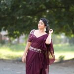 Mirna Menon Instagram - 💞 Styled by @beingstyl Outfit: @tirabynareshraj Photography: @sat_narain, @shotsbyuv Makeup: @makeupreva Hair: @thoorigaxnivetha