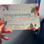 Mirnalini Ravi Instagram – Dear Diary 🥹🫶🏻 On Airplane