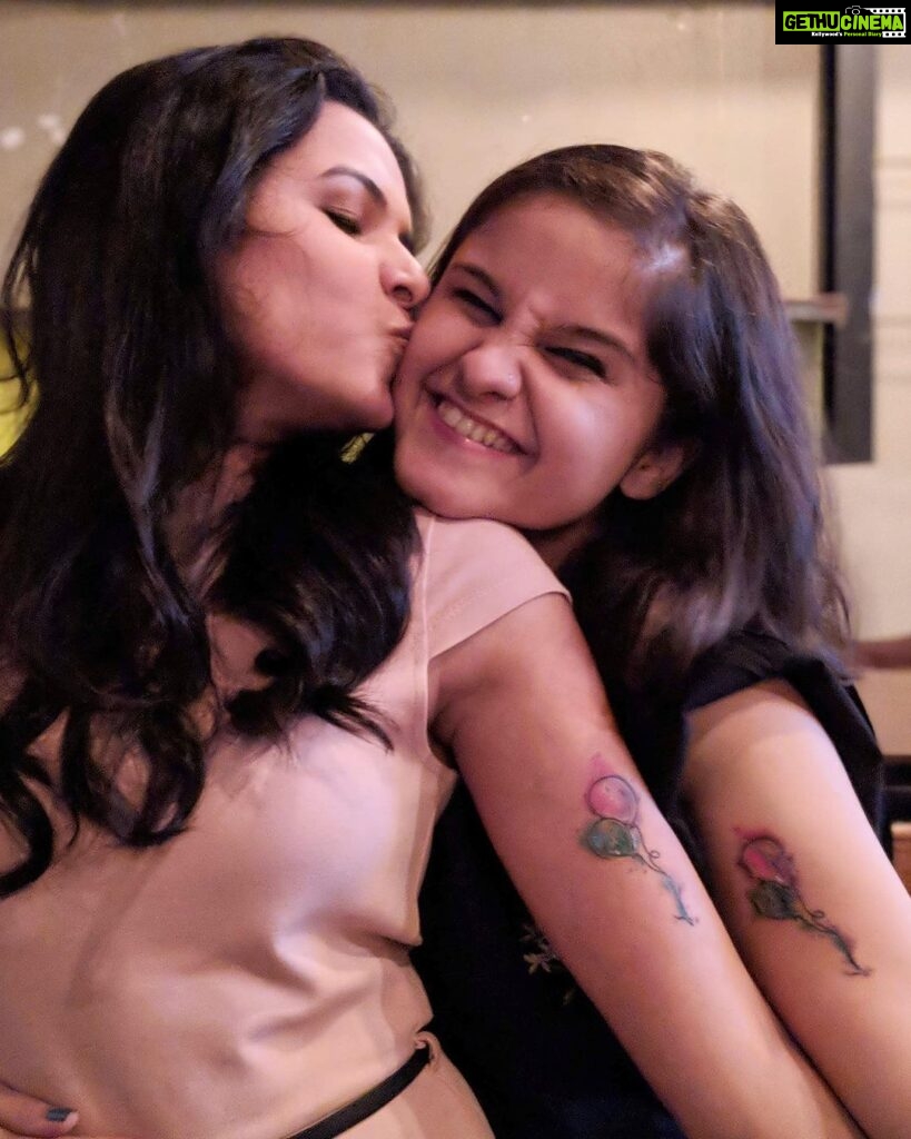 Mitali Mayekar Instagram - When your friendship goes through the best kind of stuff and the worst kind of craps, the most amazing highs and terribly gut wrenching lows..but still somehow you find your way back to each other. Trust me, that’s the only kind of friendship you need at any point of your life.❤️ Thank you for being that ‘you make me pull my hair out’ annoying and yet ‘you give me the comfort like my home’ warm person for me. Sometimes I regret even knowing you, but most of the times I’m extremely glad to have you in my life.❤️ Happy happy birthday my बुटकी मैत्रीण.❤️😘🎈 I love you with all my heart and I’m very very proud of what you’ve achieved and for the person that you’ve become.🌸 #mygirl #birthdaygirl #bestfriend #youreoldgrandma Mumbai, Maharashtra