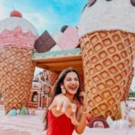 Mitali Mayekar Instagram - If only it was made of the real ice cream!😋🫶🏻 . . 📸 @kat.kristian ♥️ Styled by @shivanipatil_ 🌸 Outfit @aaprolabel @gateway.pr @goldcoastfilmsofficial #candyland #pattaya #pattayathailand #explore #goldcoastfilms #goldcoastfilmsofficial #thailand #travellersoul Great&Grand Sweet Destination