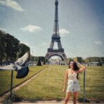 Mitali Mayekar Instagram - A postcard from Paris.♥️ 📸 @sidchandekar #paris #france #eiffeltower #dreamcometrue #tinypanda #vacayvibes #travelbug Eiffel Tower, Paris, France