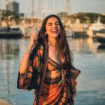 Mitali Mayekar Instagram - I’m not a Gemini but I definitely have two personalities.🙊 📸 @sidchandekar Outfit- @farmrio #barcelona #espana #spain #vacaymode #chillvibes #beachlife #vitaminsea Barcelona, Spain