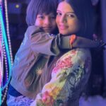 Mitali Nag Instagram - Teaching him young to light up others” house during our festival of lights DEEPAVALI!!! 🪔🪔🪔 #mitaalinag #diwali #happydiwali #lights #indianactor #ritual #trendingaudio Mumbai - मुंबई