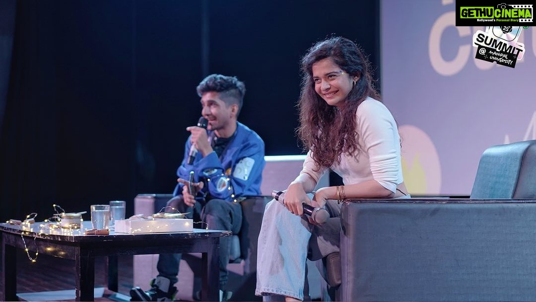 Mithila Palkar Instagram - Unlocking a treasure trove of wit and wisdom at the Under 25 Summit with Mithila Palkar—because when ‘Little Things’ lead to big conversations, you know you’re in for a summit to remember! 🌠🎉 #under25summit #summitatcampus #summitatmanipaljaipur #under25muj #under25manipaljaipur #mithilapalkar #iamunder25 #everythingyoung #sac #under25campus