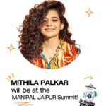 Mithila Palkar Instagram – Mithila Palkar will be at the Under 25 Summit at Manipal University, Jaipur! 🔥
Picture someone as the human manifestation of a Sunflower who is could brighten up a room with just her aura, but leave you at a loss for words when she speaks with you! Mithila will join us and share her experiences from the time she was a student to how she feels while navigating her day to day on not to little things 🚀
Comment below- what would you ask Mithila if you got the chance?
Edited by: @aperturemuj
#under25summit #summitatcampus #summitatmanipal #mithilapalkar #iamunder25 #everythingyoung #sac #under25campus Manipal University Jaipur