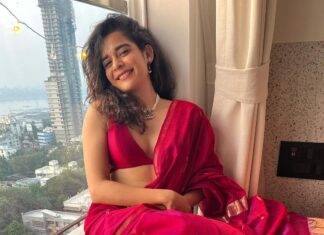 Mithila Palkar Instagram - पहिली दिवाळी 🏠✨ Happy Diwali, everyone! Here’s wishing you the brightest and loveliest year! Be safe ♥️ Saree @sawenchi Jewellery @houseofaadyaa