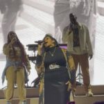 Monica Instagram - The way I ADORE the incomparable , legendary @thelegendaryclarksisters is unexplainable! Each of you have welcomed me, flaws and all without judgement & I love each of you … @karenclarksheard @dorindaclarkcole @jackyclarkchisholm 🫶🏽 My Momma Was Getting her Classy Holy Clap Life😂