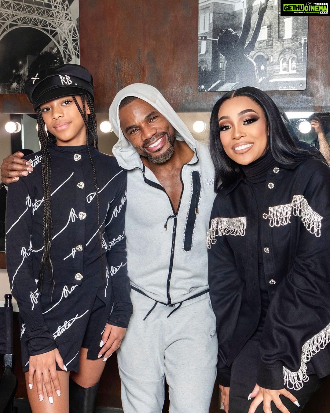 Monica Instagram - My Little Lady, First Lady & I went to see THE @kirkfranklin … Thank You 🙏🏾 Our Spirits & Hearts were fed !! If you haven’t seen @reuniontourofficial U MUST ….