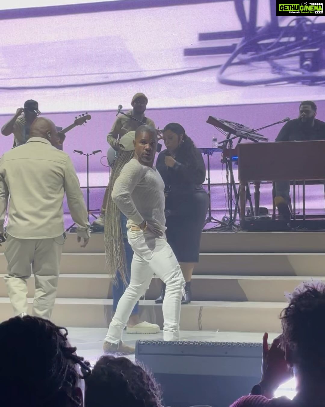 Monica Instagram - My Little Lady, First Lady & I went to see THE @kirkfranklin … Thank You 🙏🏾 Our Spirits & Hearts were fed !! If you haven’t seen @reuniontourofficial U MUST ….