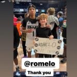 Monica Instagram - From the Stage to the Plane to the Wood.. Nothing that I do means more to me than being their MOM… @romelo is creating his legacy, grateful for everyone @ote @overtime @rwe.ote Nothing but Greatness Ahead….. #1 OTE Arena