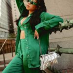 Monica Instagram - 5 Says I’m B Type personality…. We should come W/ A Warning ⚠️ Outfit : @minaamonroe @moremoneyminaa Shooter: @cyndiibee_ BARCLAYS Center Brooklyn