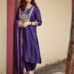 Monica Khanna Instagram - A little bit of purple magic ✨ Captured by -@atharvapadhye01 Wearing @bibaindia @pratikshachandak #शायरी #shayari #gulzaar #love #pyar #mohabbat #ishq #mondaymorning #kindnessovereverything #happiness#filmiladki #monikakhanna #teji #ikkkudipunjabidii #instalove #instagram #instagood #monikakhanna #selfmusing #gratitude #begoodtoyourself #instapost #instapicture #instadaily