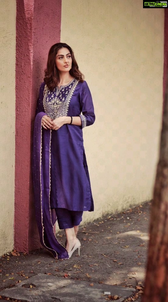 Monica Khanna Instagram - A little bit of purple magic ✨ Captured by -@atharvapadhye01 Wearing @bibaindia @pratikshachandak #शायरी #shayari #gulzaar #love #pyar #mohabbat #ishq #mondaymorning #kindnessovereverything #happiness#filmiladki #monikakhanna #teji #ikkkudipunjabidii #instalove #instagram #instagood #monikakhanna #selfmusing #gratitude #begoodtoyourself #instapost #instapicture #instadaily