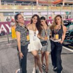 Mouni Roy Instagram - What a day at the f1 yesterday! Now back to reality 🌝 🌟🌟🌟🌟🌟🌟🌟🌟🌟🌟🌟🌟🌟🌟🌟🌟 @QatarAirways @HIA @Formula1 @TheChediKatara @bagatellebeachclubdoha Doha,qatar