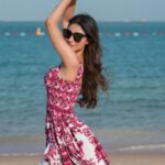 Mouni Roy Instagram - Thank you @QatarAirways @HIA @BagatelleBeachClubDoha @Formula1 for a lovely day Outfit @dolcegabbana 📸 @iamvish_photographer