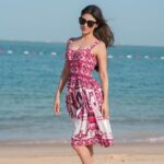 Mouni Roy Instagram - Thank you @QatarAirways @HIA @BagatelleBeachClubDoha @Formula1 for a lovely day Outfit @dolcegabbana 📸 @iamvish_photographer