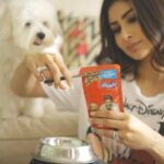 Mouni Roy Instagram - My pooch is at his happiest when I serve him DROOLS! 😋🐾 The delicious paw-licking Drools Wet Gravy made with real ingredients & 0 fillers, adds a gourmet touch to his meals with an extra boost of hydration 💦 With @Droolsindia - Feed Real Feed Clean ❤️ #droolsindia #pets #petlovers #gravy #petfood #nutrition