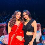 Mouni Roy Instagram - Que music: coz you are a sunflower standing in the light….. 🎶 Happiest of birthdays you sunshine girl. May god always bring you all the happiness and smiles you bring to everyone around you. This year is very special for us all as we await the little angel, can’t wait to see him/her. Wishing the two of you all the love and magic from above. Love you x @subhashreeganguly_real