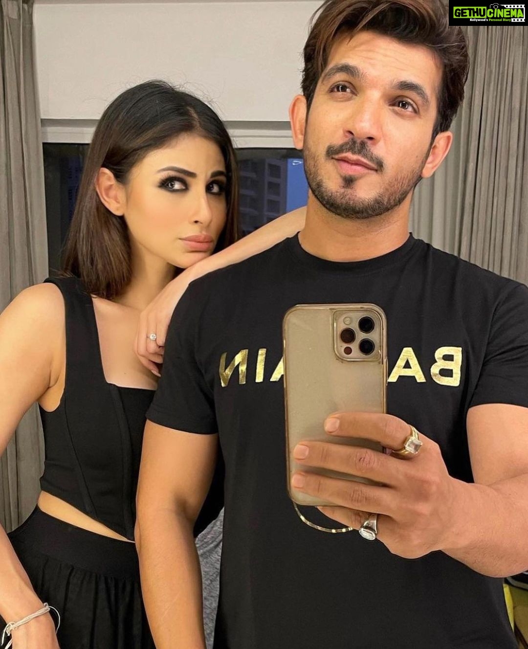 Mouni Roy Instagram - You take chances & have fun with it. You stand up for what you believe in. You are the life of every party. You've always been there for me, and I'm so grateful to have you in my life. May this year bring you even more laughter, success, and unforgettable moments. May you always be loved the way you are. You know you are everyone’s favourite 😌 Cheers to another year of awesome crackpot moments with you. We love you Arjuna. Hope you are having the happiest of birthdays x P.s seeing you soonly @arjunbijlani