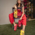 Mrunal Thakur Instagram – A whole vibe with these classics paired with my fave Jibbitz charms 🤌🏼 #CrocsIndia 

PS – I don’t think my crocs could get more charming. 😉