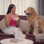 Mrunal Thakur Instagram - These cute little doggo eyes aren’t always gonna work, Aaryan😤! Though, I’d want something thats the best for you always and ofc its drools❤️ @droolsindia Always Feeds Real, Feeds Clean! #droolsindia #pets #petfood #petlovers #pet #dogs #dog