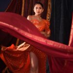 Mrunmayee Deshpande Instagram – Orange you glad I wore this dress? 😉
Jewellery: @sorayaajewels_
Styled by: @nehachaudhary_ 
Makeup: @sujatakadam_ 
Hairstyle: @snehakelkar906
Pic: @sarrikaaaaaa