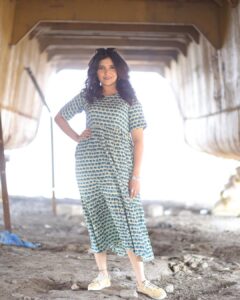 Mukta Barve Instagram - OUT OF STOCK 😊

Our most favourite look is here🐘♥️

• Limited stock available 

Dress code : FMB-002

• Get summer ready yet with our Long quirky print dress!! 

In frame : @muktabarve 

MUA : @gayatridhanve_mua 

Shot by : @prashantdhanvephotography

Orders will be taken until stock lasts. so, Hurry Up!

#womenwear #cottoncoordsets #womenfashion #indianfashion @retro #fashionblogger #fashionstyle #sustainablefashion #cotton #ootd #style #styling #actor #fsshionista #muktabarve #collaboration #marathimandaldubai #dubai #clientdiaries #client #dubaiexpact #dubai🇦🇪 #online #homegrown #brand #onlinebusiness #onlineshopping #vocalforlocal #india #marathimulgi #fashiongram