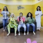 Mukta Barve Instagram - Another reel from Charchaughi team.😊 Dedicated to Khushbu! Choreographed by Khushbu herself! Made her work on her B'day!😀 Love you Khushbu! ♥️♥️😘😘