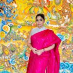 Muktha Instagram - Saree From🌹 @fabroses