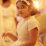 Muktha Instagram - You are my Angel 👼 and the best daughter ever 👩‍👧 I love you kanmani @kanmanikiara Thank you Alia for this wonderful attire & Hair band ❤️ Dress @athma_designer_house Click @ajinfotokada