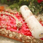 Muktha Instagram - Beautiful Tray from @florita_floral Thank you @florita_floral Clicks @ajinfotokada @doshymaria