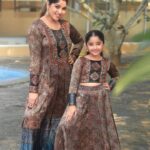 Muktha Instagram - A fun day with my mini-me ♥️ @kanmanikiara Thank you Prajina ☺️ @klumbyprajinajaanaki