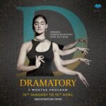 Mukti Mohan Instagram – Our program is a cradle of artistic evolution. With limited spots, we ensure a personalized and impactful learning experience. Mukti Manch unveils the door to your dreams—transform your passion into an extraordinary journey through Dramatory.

​Embrace your “inner performer” and let your artistic odyssey commence. 

Students will build a strong foundation in acting, studying techniques rooted in the theater, but applied to screen acting as well. Students participate in a broad array of core acting classes that introduce them to finding the “Abhinetra” within, while simultaneously training their instrument to do the kind of technical, emotional, and physical work necessary for translating stories into reality. 

​+Students will gain confidence working live on stage as well as finding easy access to perform in front of the camera. Dramatory | Drama Conservatory for Actors | carefully crafted for aspiring actors ready to embark on a professional voyage. Guided by seasoned and passionate theatre practitioners, our 3-month module immerses you for 12 weeks, 9 hours each day which is 540 hours of training with the series of weekly ALW (Application Lab Work). 

Our Drama conservatory is a certification course which culminates into a presentation called “Darpan”.

The new batch starts on 15th January’23
Contact : +917021689901 / +918454872758 or
Visit our website to know more.
(Link in bio)